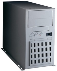 Фото 1/6 Корпус Advantech IPC-6608BP-00D Desktop/Wallmount Chassis, PICMG 1.0/1.3, Drive bays: 2*5.25" + 1*3.5", 8xFullSize ExpSlot, 1x120m