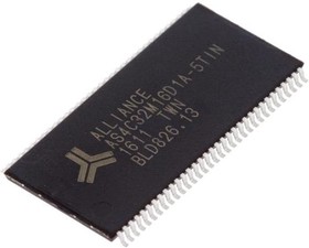 Фото 1/2 AS4C32M16D1A-5TIN, IC: DRAM memory; 32Mx16bit; 2.5V; 200MHz; TSOP66 II; -40?95°C