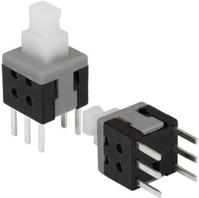 PB22E06 с фиксацией 6x6x10 mm, Миниатюрная кнопка с фиксацией PB22E06 ...