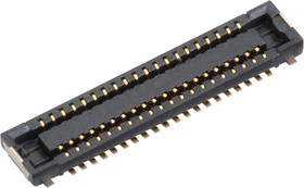AXE520127A, Mezzanine Connector, Receptacle, 0.4 мм, 2 ряд(-ов), 20 контакт(-ов), Поверхностный Монтаж