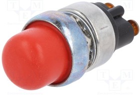 A2-19-14-A2, Переключатель кнопочный, 1, SPST-NO, 60A/12ВDC, красный, IP40