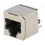 RJJS88142E1V002, Гнездо, RJ45, PIN: 8, Кат: 5, экранированный, Конф ...