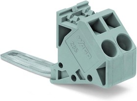 285-447, Power tap - for 50 mm² high-current tbs - Module width 16 mm - 6,00 mm² - gray