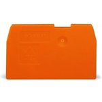 870-934, Торцевая пластина, 1 мм, оранжевая