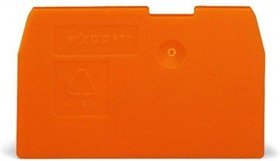 870-934, End and intermediate plate - 1 mm thick - orange