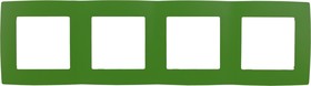 Фото 1/2 12-5004-27 ЭРА Рамка на 4 поста, Эра12, зелёный Б0019430