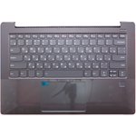Клавиатура (топ-панель) для ноутбука Lenovo 530S-14IKB серая c серым топкейсом