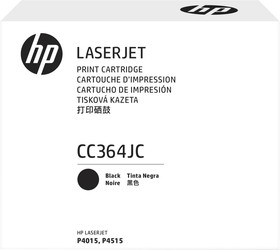 Фото 1/2 HP 64J Black LaserJet Contract Toner Cartridge (CC364JC), Тонер-картридж