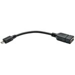 U052-06N, USB Cables / IEEE 1394 Cables 6",MCRUSB/USB OTG ADPTRCBL