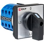 Переключатель кулачковый ПК-1-94 4п 10А для амперметра EKF pk-1-94-10