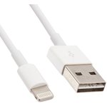 USB кабель для Apple iPhone, iPad, iPod 8 pin с двухсторонним USB разъемом белый ...