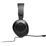 JBL QUANTUM 100 чёрная Игровая гарнитура (miniJack 3.5 мм, 40 мм, JBLQUANTUM100BLK)