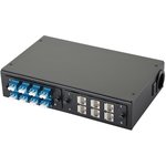 27M-00-00-06BL, Планка Q-SLOT 6 × Keystone UTP/FTP