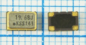 Термокомпенсированный кварцевый генератор 19.68МГц, 2.5ppm/-30~+80C, гк 19680 \VCTCXO\SMD05032C4\ SIN\3В\VC-TCXO-208C\