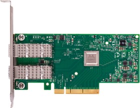 Фото 1/8 MCX4121A-XCAT ConnectX-4 Lx EN network interface card, 10GbE dual-port SFP+, PCIe3.0 x8, tall bracket, ROHS R6, SR-IOV, Сетевой адаптер PCIE