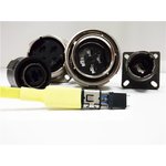 CF-599611-01P, Fiber Optic Connectors ST Plug SZ 11 Single Cavity
