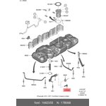 1682355, Воронка пластмассовая переходник для евро горловины бака дизельных авто