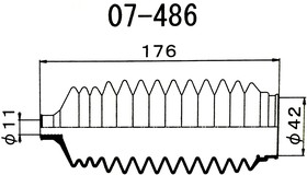 07-486, Пыльник рейки