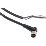 1200060663, Right Angle Female 5 way M12 to Unterminated Sensor Actuator Cable, 2m