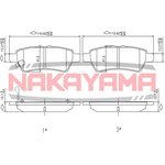 HP8480NY, Колодки тормозные дисковые задние Nissan Navara, Pathfinder 05-