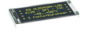 EA OLEDM204-LGA, Дисплей: OLED, алфавитно-цифровой, 20x4, Разм: 60,66x26x2,4м
