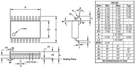 ATTINY2313-20SU, микроконтроллер (ATTINY2313-20SI), SO20, Atmel | купить в розницу и оптом