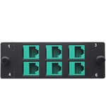 27M-00-01-06BL, Планка Q-SLOT 6 × Keystone UTP