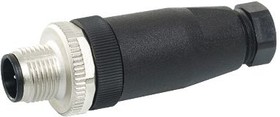 7000-12721-0000000, 5 contacts Cable Mount M12 Plug Screw IP67