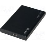 UA0275, Корпус для дисков 2,5", черный, V USB 3.0, Мат-л корп ABS