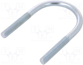 CB10.61.110(2"), U-bolt; B; 1.5; steel; zinc; Thread len: 53mm; for fixing pipes