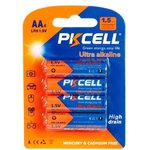 (LR6-4B) батарейка (щелочной/алкалиновый элемент питания) PKCELL, 1,5 В ...