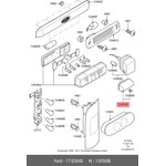 1732840, Плафон освещения номерного знака Transit 2006-2013 Transit [FA] ...