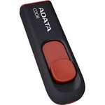 Флеш Диск A-Data 64Gb Classic AC008 AC008-64G-RKD USB2.0 красный/черный