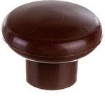 Мебельная ручка-кнопка d 34, коричневый У8-0939.К