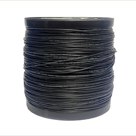 Провод гибкий медный луженый в силиконе AWG 24 (0,2 мм кв.) черный 300 м