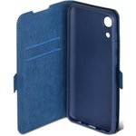 Чехол (флип-кейс) DF для Samsung Galaxy A03 Core sFlip-91 синий