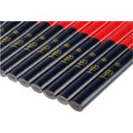 Строительные карандаши LOM двухцветные, 180 мм, 12 шт. 5082570