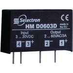 HM D0603D, Solid State Relay, HM, 1NO, 3A, 60V, Radial Leads