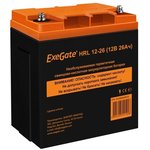 EX285663RUS, Аккумуляторная батарея ExeGate HRL 12-26 (12V 26Ah ...