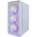 1STPLAYER FD3-M White / mATX / 4x120mm LED fans / FD3-M-WH-4F1-W