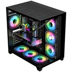 1STPLAYER MEGAVIEW MV8-TP Black / ATX / MV8-TP-BK