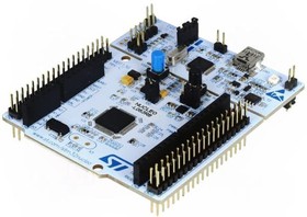 Фото 1/6 NUCLEO-L053R8, Development Boards & Kits - ARM STM32 Nucleo-64 development board STM32L053R8 MCU, supports Arduino & ST morpho