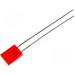 L-113SRDT, LED, прямоугольная, 5x2мм, красный, 40-80мкд, 110°, 20мА, 1,85-2,5В