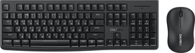 Комплект беспроводной Dareu MK188G Black (черный), клавиатура LK185G (мембранная, 104кл, EN/RU) + мышь LM106G (DPI 1200), ресивер 2,4GHz