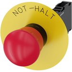 3SU1100-1HB20-1FH0 АВАРИЙНАЯ ГРИБОВИДНАЯ КНОПКА, 22MM, КРУГЛАЯ, ПЛАСТИК ...