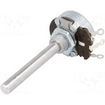 3104604797, Потенциометр: осевой, однооборотный, 250Ом, 4Вт, ±10%, 6мм, L: 50мм