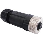 M12A-05BFFB-SL7001, Cable Connector, 5-pole, M12, Socket, M Series, M12, Female ...