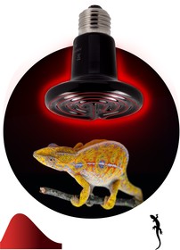 Фото 1/6 Инфракрасная лампа ЭРА ЭРА FITO-150W-НQ керамическая серии CeramiHeat модель RX для брудера, рептилий 150 Вт Е27 Б0052716