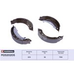 M2520205, Колодки тормозные Renault Logan 04- (+ABS), Peugeot 206 98- ...