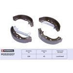 M2520207, Колодки тормозные Ford Focus II 04-11 барабанные (-ABS) 228 х 42 Marshall